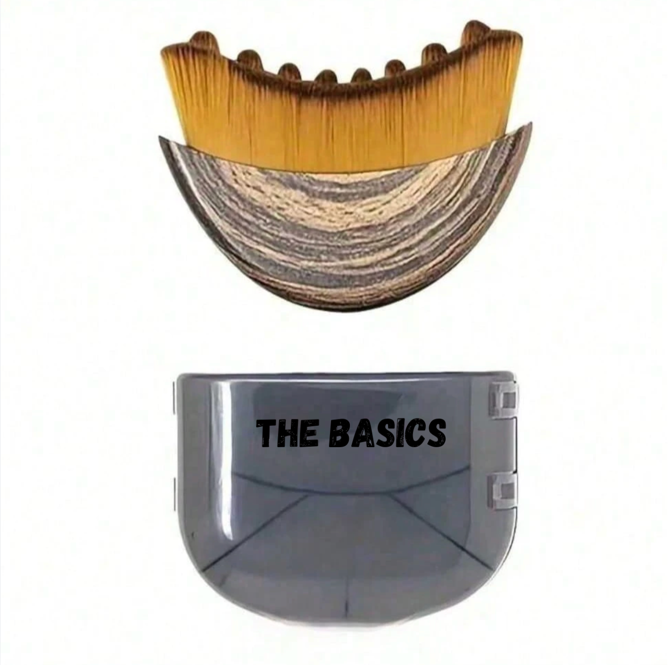 The Basics Lymphatic Drainage Brush – Dry Body Brush for Exfoliating Skin, Cellulite Appearance & Circulation – Wooden Lymphatic Body Brush